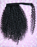 READY TO SHIP //Synthetic Handmade Wrap Around Ponytail "Water Wave Curly Ponytail"