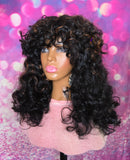 READY TO SHIP //Synthetic Crochet wig  " Diamond Curly Diva"