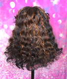 READY TO SHIP //Synthetic Crochet wig  " Diamond Curly Diva"