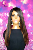 MADE TO ORDER// Synthetic Crochet Wig "Kinky Straight Beauty"