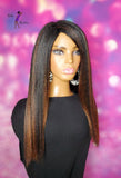 MADE TO ORDER// Synthetic Crochet Wig "Kinky Straight Beauty"