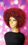 READY TO SHIP // Synthetic Crochet Wig  "Spicy Hot Afro Diva"