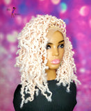 READY TO SHIP // Synthetic crochet wig "Cotton Candy Passion Twist Cutie"