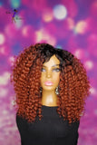 Made To Order//Synthetic Crochet wig "Beach Curl Beauty"