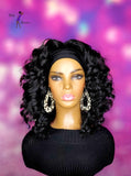 READY TO SHIP // Synthetic Headband/Half Wig "Bouncy Spiral Curl"