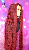 READY TO SHIP //Synthetic Crochet Faux Loc Wig "Spicy Natural Soft Loc Beauty 34in "