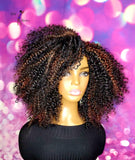 READY TO SHIP //Synthetic Crochet wig "Water Wave Curly Mixup"