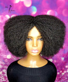 READY TO SHIP // Synthetic Crochet Wig  "The Afro Sweetheart "