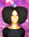 READY TO SHIP // Synthetic Crochet Wig  "The Afro Sweetheart "