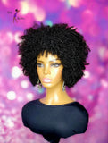 READY TO SHIP // Synthetic Crochet Wig  "Untamed Afro Diva"