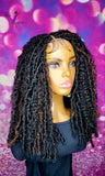 READY TO SHIP  //Synthetic crochet wig " One Of A Kind Boho Loc Diva"