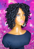 READY TO SHIP // Synthetic crochet wig "Natural Springy Twist Diva "(color 1b)