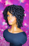 READY TO SHIP // Synthetic crochet wig "Natural Springy Twist Diva "(color 1b)