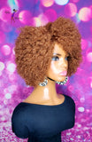 READY TO SHIP//Synthetic Crochet wig "Honey Blonde Spring Curl Cutie"