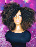 READY TO SHIP //Synthetic Crochet wig "Kinky Water Wave Curly Mixup"