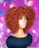 READY TO SHIP// Synthetic Crochet Wig "Ginger My Curls Sweetheart "(short)