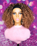 READY TO SHIP // Synthetic Headband/Half Wig "Natural Curly Bounce"