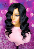 READY TO SHIP //Synthetic Crochet wig "Natural Soft Ocean Wave Beauty"