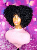 READY TO SHIP // Synthetic Crochet Wig "Frizzy Curly Bounce"