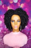 READY TO SHIP // Synthetic crochet wig "The Natural Diva "