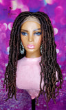 READY TO SHIP //Synthetic Crochet Faux Loc Wig "Natural Soft Loc Beauty "