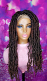Made To Order//Synthetic Crochet Faux Loc Wig "Natural Soft Loc Beauty 18in "