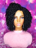 MADE TO ORDER // Synthetic crochet wig "Mini Kinky Twist Diva "1b