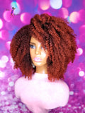 READY TO SHIP // Synthetic crochet wig "The Natural Diva " ( Right Side Part)